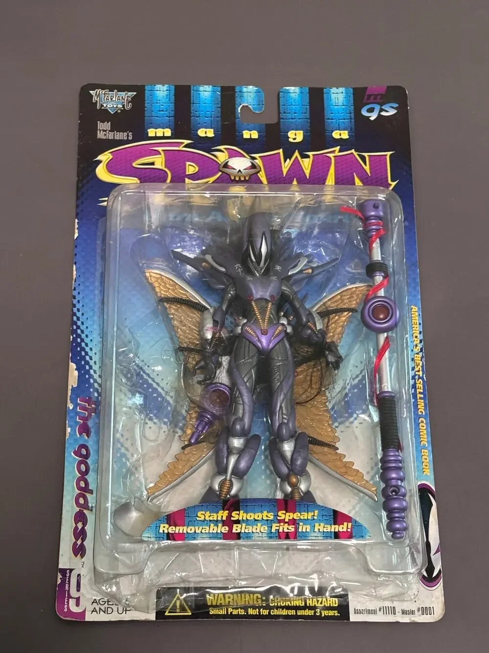 Purple Variant Manga Spawn The Goddess Action Figure Series 9 McFarlane 1997